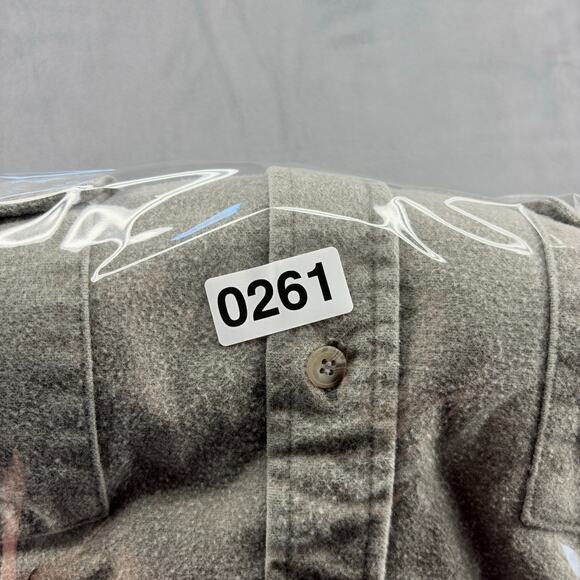 VTG Winter Run Chamois Flannel Mens 2XL Cotton Heavyweight Long Sleeve USA - Picture 7 of 7